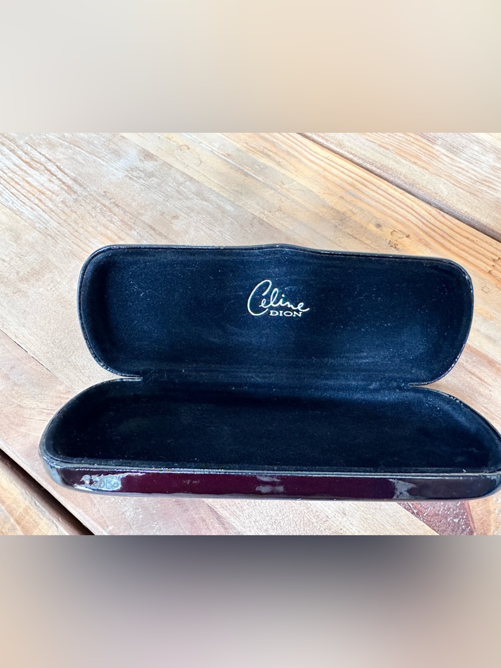 Céline Dion Eyewear Hard Case in Glossy Black